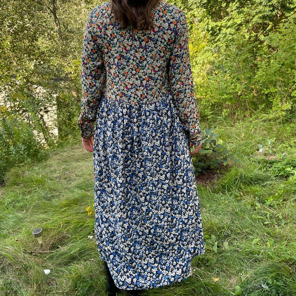 Levi’s NWT floral long sleeve multicolour maxi dress - Picture 2 of 4